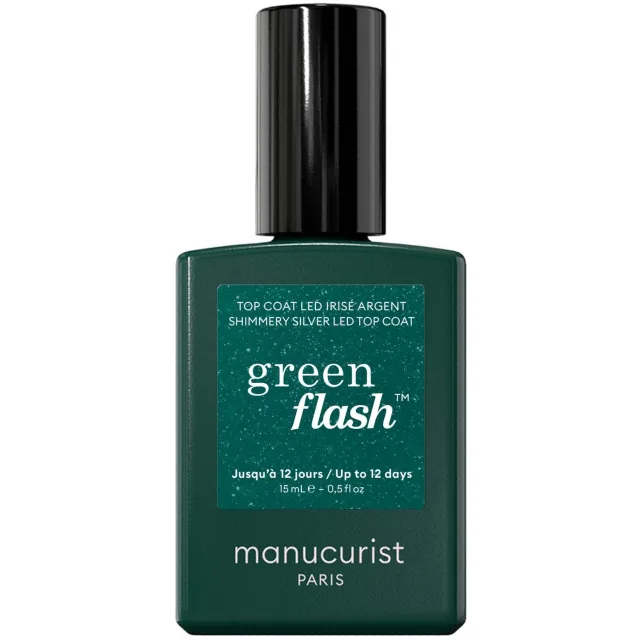 Manucurist Green™ Essentials Top Coat Shimmery Silver