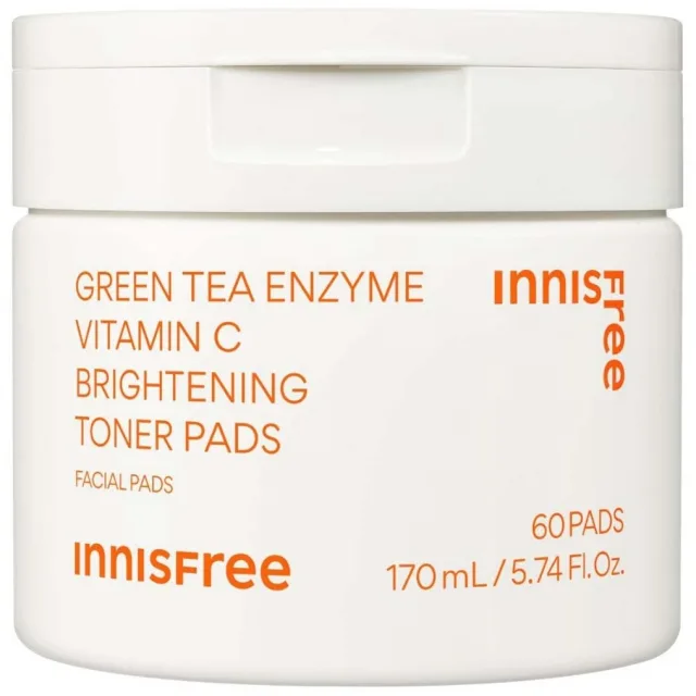 Innisfree Green Tea Vitamin C Brightening Toner Pads