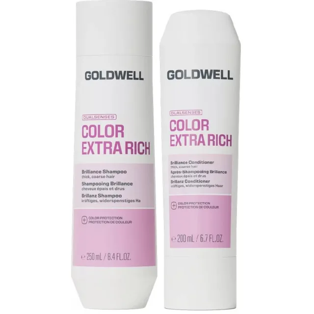 Goldwell Dualsenses Color Extra Rich Bundle Brilliance Shampoo & Conditioner