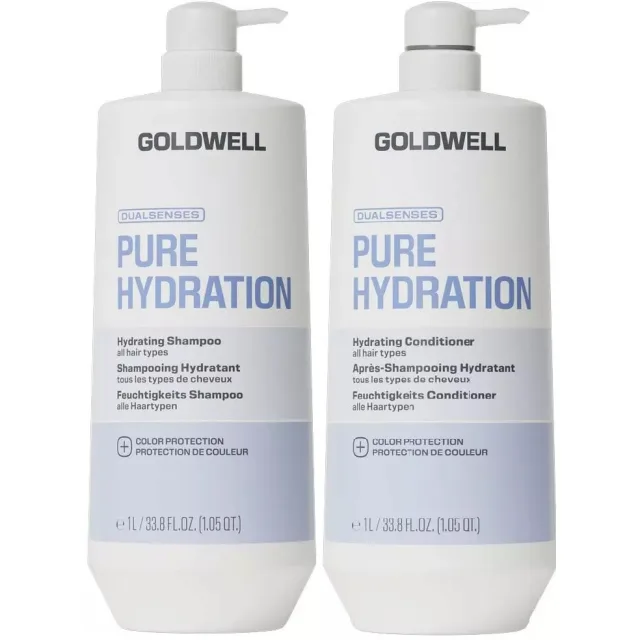 Goldwell Dualsenses Pure Hydration Bundle Hydrating Shampoo & Conditioner 1000 ml
