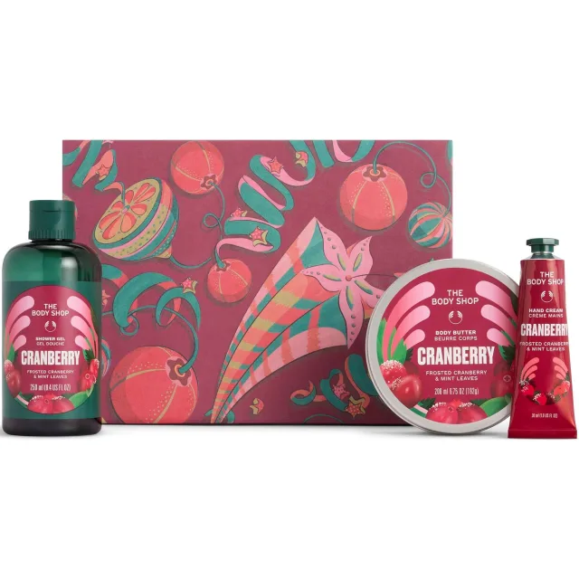 The Body Shop Cranberry Frosted Cranberry & Mint Leaves Essentials