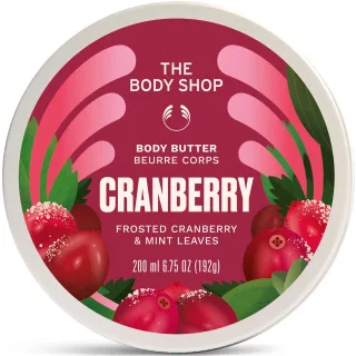 The Body Shop Cranberry Frosted Cranberry & Mint Leaves Body Butter