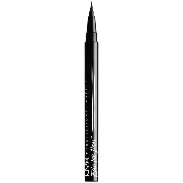 NYX Professional Makeup Epic Ink Liner, Waterproof Liquid Eyeliner Black Black