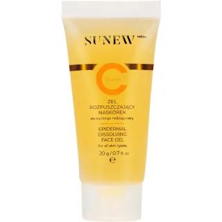 Sunewmed+ Exfoliating Face Gel for dead skin removal - travel size - Exfolierande peelinggel med C-vitamin