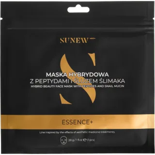 Sunewmed+ Face Sheet Mask with Peptides and Snail Mucin - Återfuktande sheet mask med peptider och snigelslem