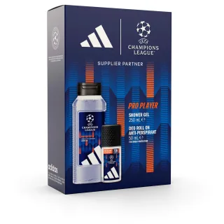 Adidas Gift Set UEFA Pro Player Shower Gel + Roll On