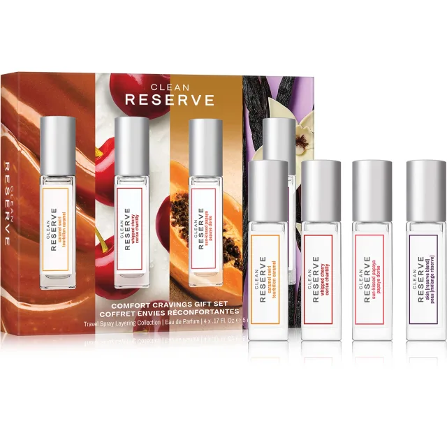 Clean Gift Set Reserve Travel Spray Layering EdP
