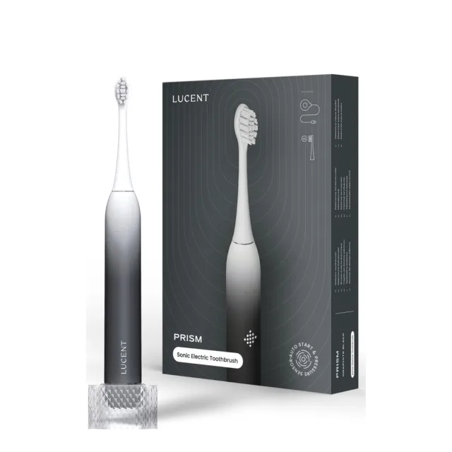 Be Lucent Prism Electric Toothbrush Graphite Black