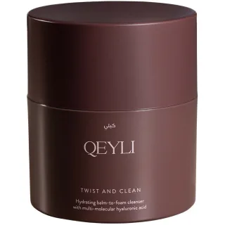 Qeyli Twist And Clean Hydrating Balm To Foam Cleanser With Multi- Molecular Hyaluronic Acid