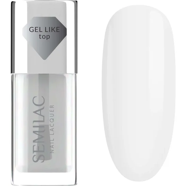 Semilac Nail Lacquer Top Gel Like
