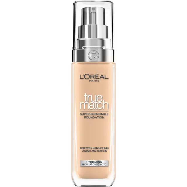 L'Oréal Paris True Match Super-Blendable Foundation With Hyaluronic Acid 3.N