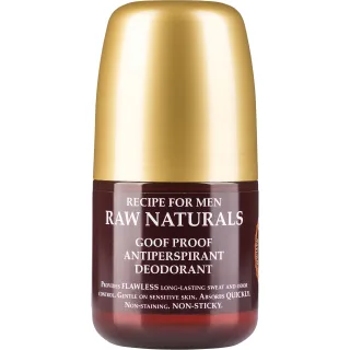 Raw Naturals Recipe For Men Goof Proof Antiperspirant Deodorant