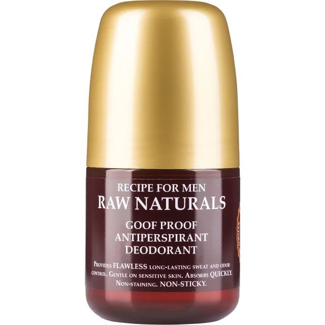 Raw Naturals Recipe For Men Goof Proof Antiperspirant Deodorant
