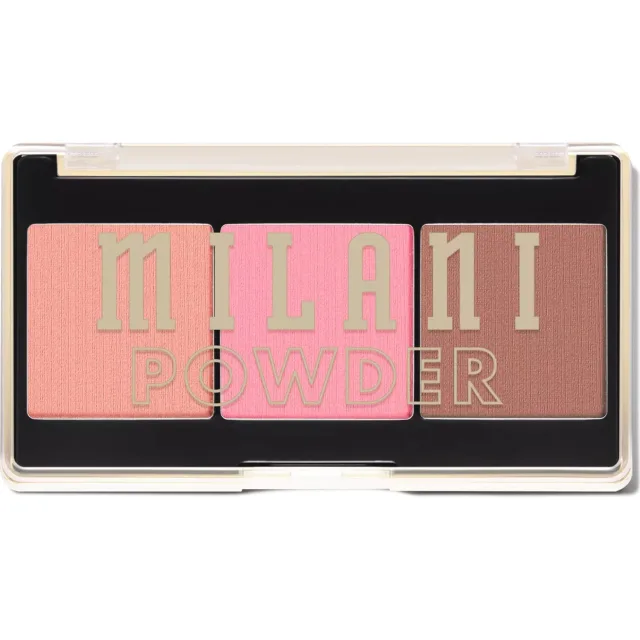 Milani Cheek Kiss Powder Blush Palette - Golden Hour Glow