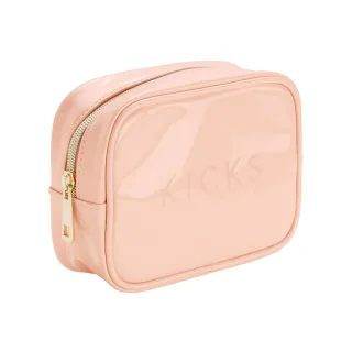 Kicks Beauty Small Boxy Make Up Bag Orange