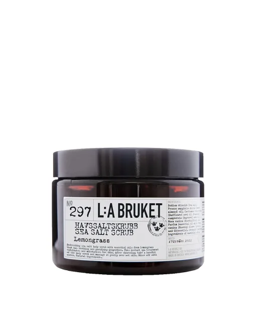 L:a Bruket 297 Sea Salt Scrub Lemongrass
