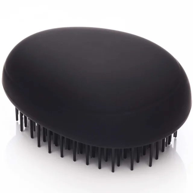 Kent Brushes Pebble Brush Matt Black - Utredningsborste travel size