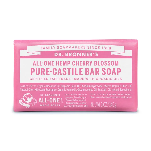 Dr. Bronner's Bar Soap Hemp Cherry Blossom