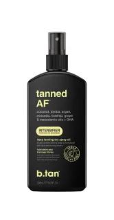 b.tan Tanned AF Intensifier Deep Tanning Dry Spray Oil