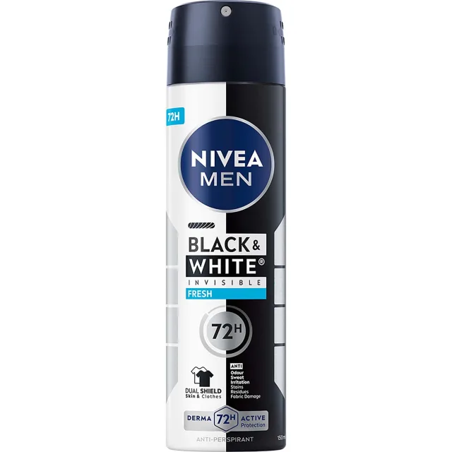 Nivea MEN Antiperspirant Deo Black & White Fresh Spray