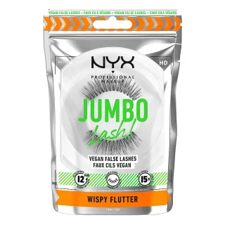 NYX Professional Makeup Jumbo Lash! Vegan False Lashes Fringe Glam Wispy Flutter