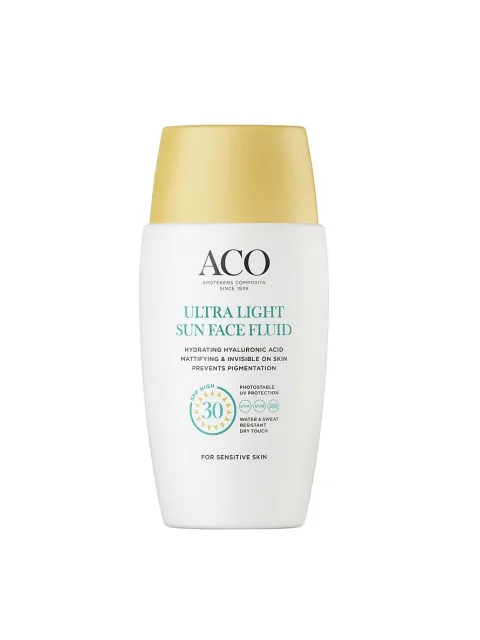 ACO Ultra Light Sun Face Fluid SPF30