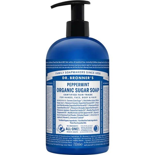 Dr. Bronner's Peppermint Organic Sugar Soap