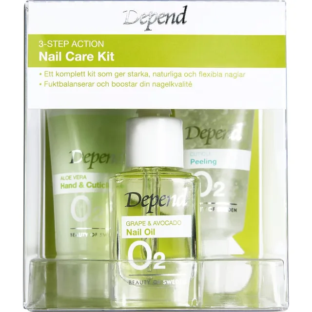 Depend 3-Step Action Nail Care Kit