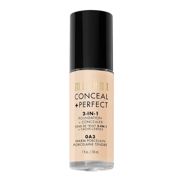 Milani Conceal + Perfect 2-In-1 Foundation 0A3 Warm Porcelain