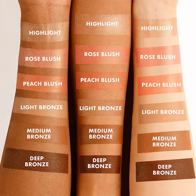 ICONIC London Multi-Use Cream Blush, Bronze and Highlight Palette