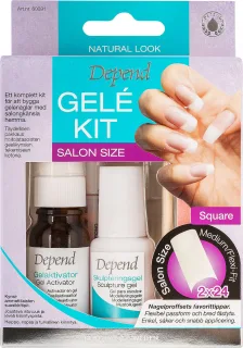 Depend Gel Kit Salon Size Medium Square