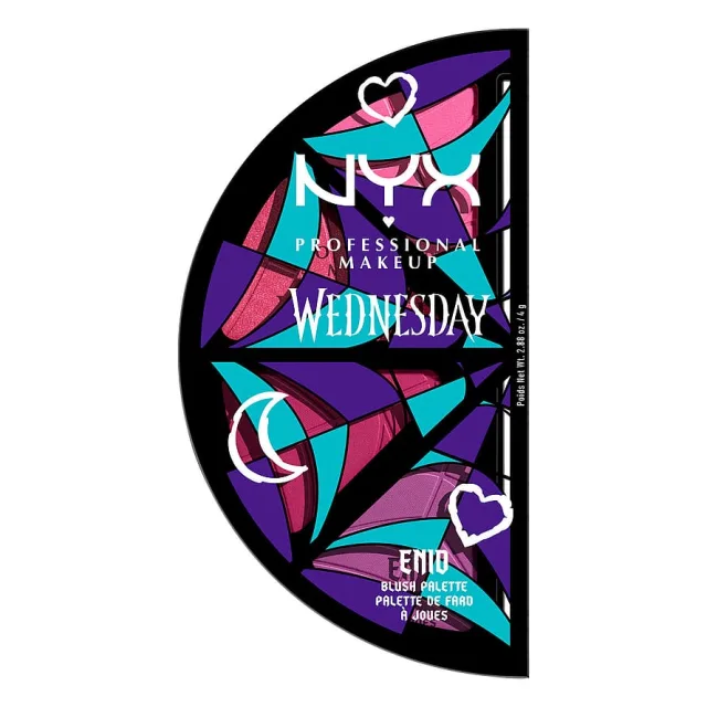 NYX Professional Makeup Wednesday Stained Glass Blush Palette