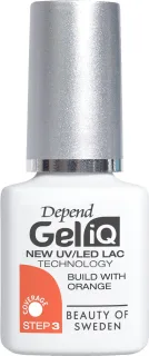Depend Gel iQ Nail Polish Build With Orange