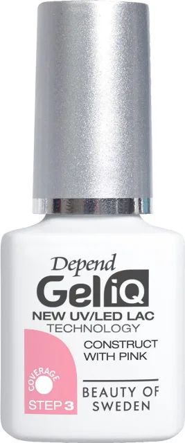 Depend Gel iQ Nail Polish Construct With Pink