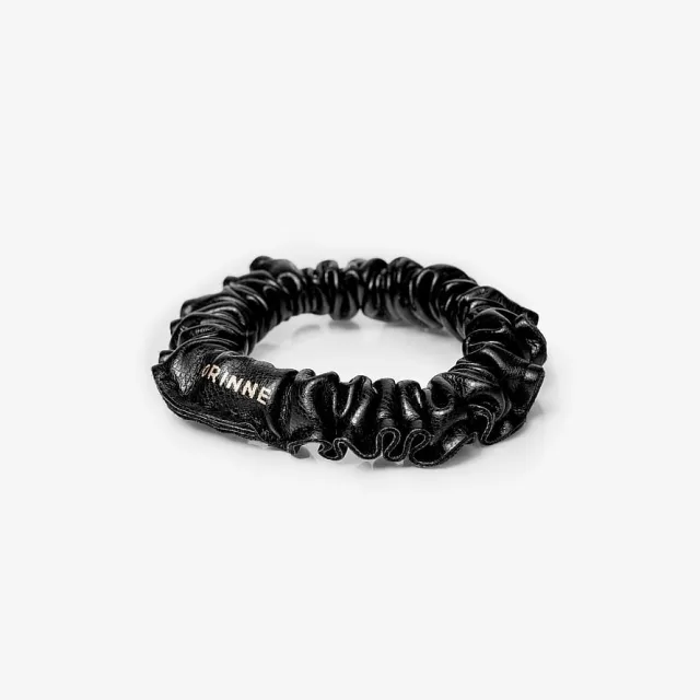 Corinne Vegan Scrunchie Narrow Black