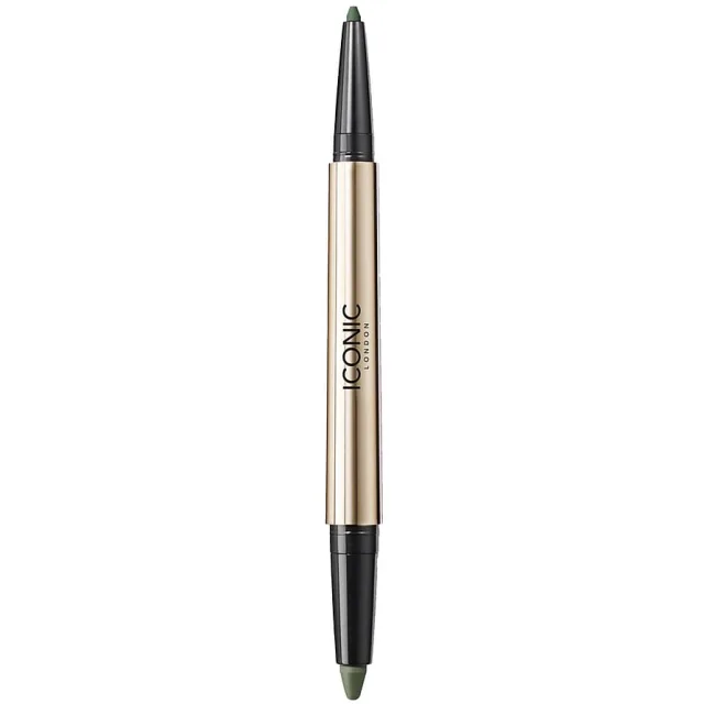 ICONIC London Eyeliner Duo Smokey Eye Juniper Green