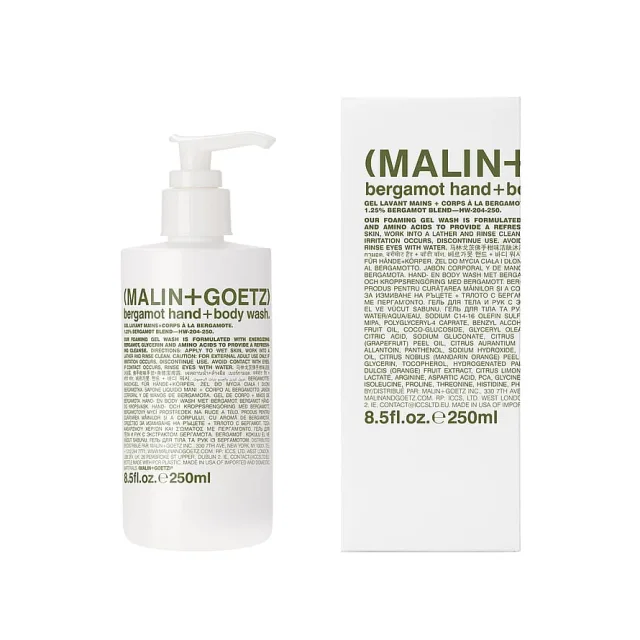 Malin+Goetz Bergamot Hand + Body Wash