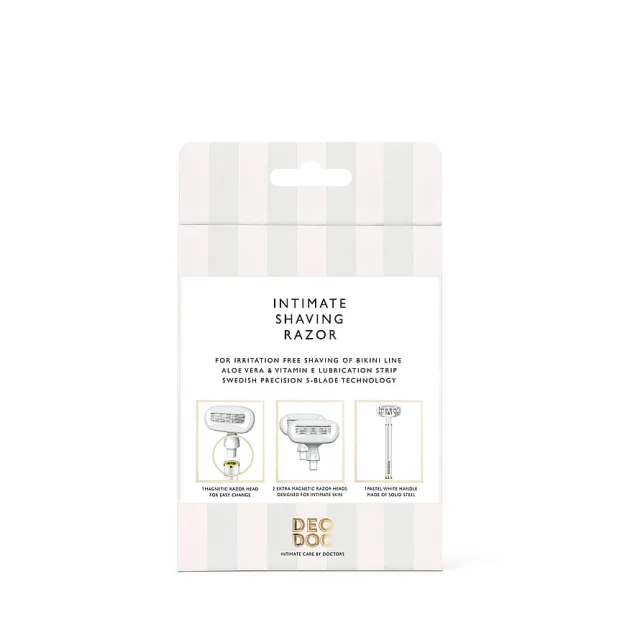 DeoDoc Intimate Shaving Razor Intimate Shaving Razor White