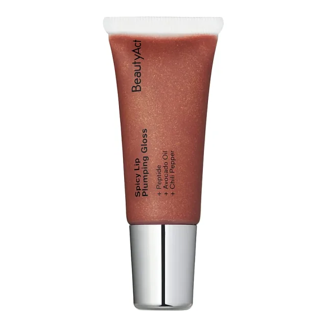 Beautyact Spicy Lip Plumping Gloss Mocca Spice Glitter