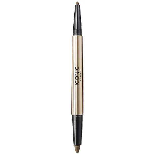 ICONIC London Eyeliner Duo Smokey Eye Chocolate Brown