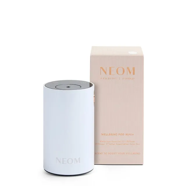 Neom Wellbeing Wellbeing Pod Mini+ Waterless Essential Oil Diffuser in White Wellbeing Pod Mini+ Waterless Essential Oil Diffuser in White