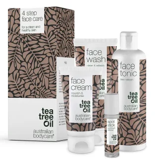Australian Bodycare 4-Step Face Care Kit For Blackheads, Pimples And Blemishes