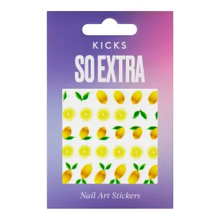 Kicks Beauty So Extra - Nail Decor Stickers Lemon
