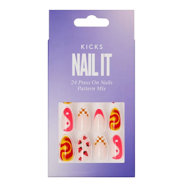 Kicks Beauty Nail It - Press On Nails Pattern Mix