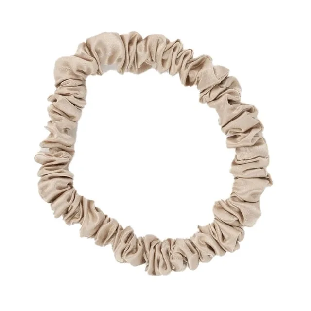 ByBarb Silk Hair Tie Beige