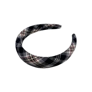 Pipol's Bazaar Tartan Headband Black