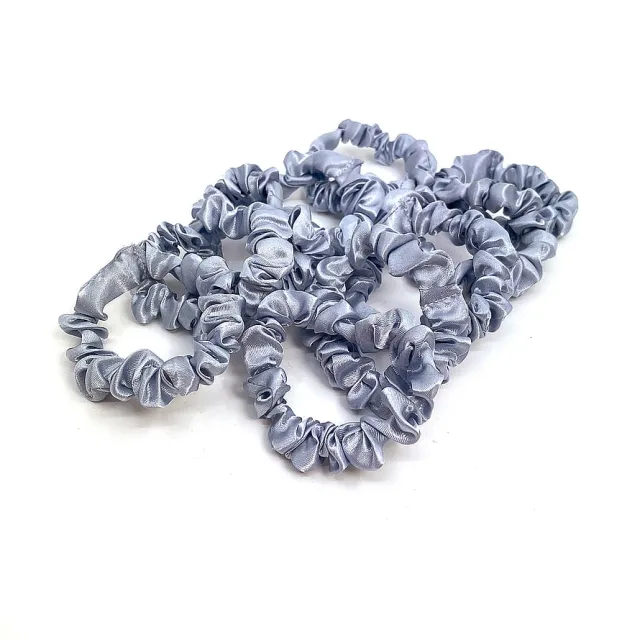Pipol's Bazaar Skinny Scrunchie 10-pack Grey