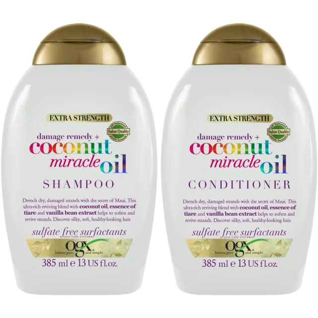 Ogx Coconut Miracle Oil Shampoo & Conditioner