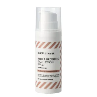 Matas Striber Hydra Bronzing Face Lotion SPF 50 No Perfume