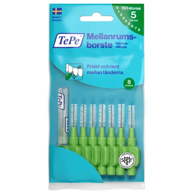 TePe Mellanrumsborste 0,8mm Grön